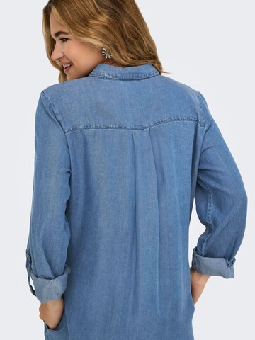 Robe-chemise 'ONLCharis' ONLY en bleu
