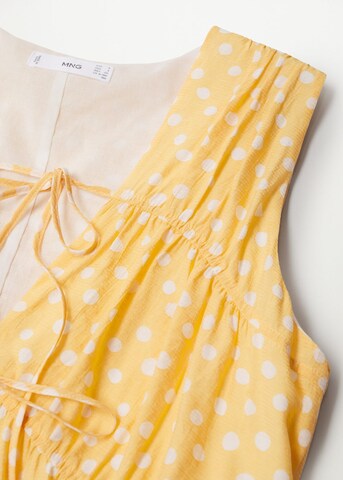 Robe d’été 'Mina' MANGO en jaune