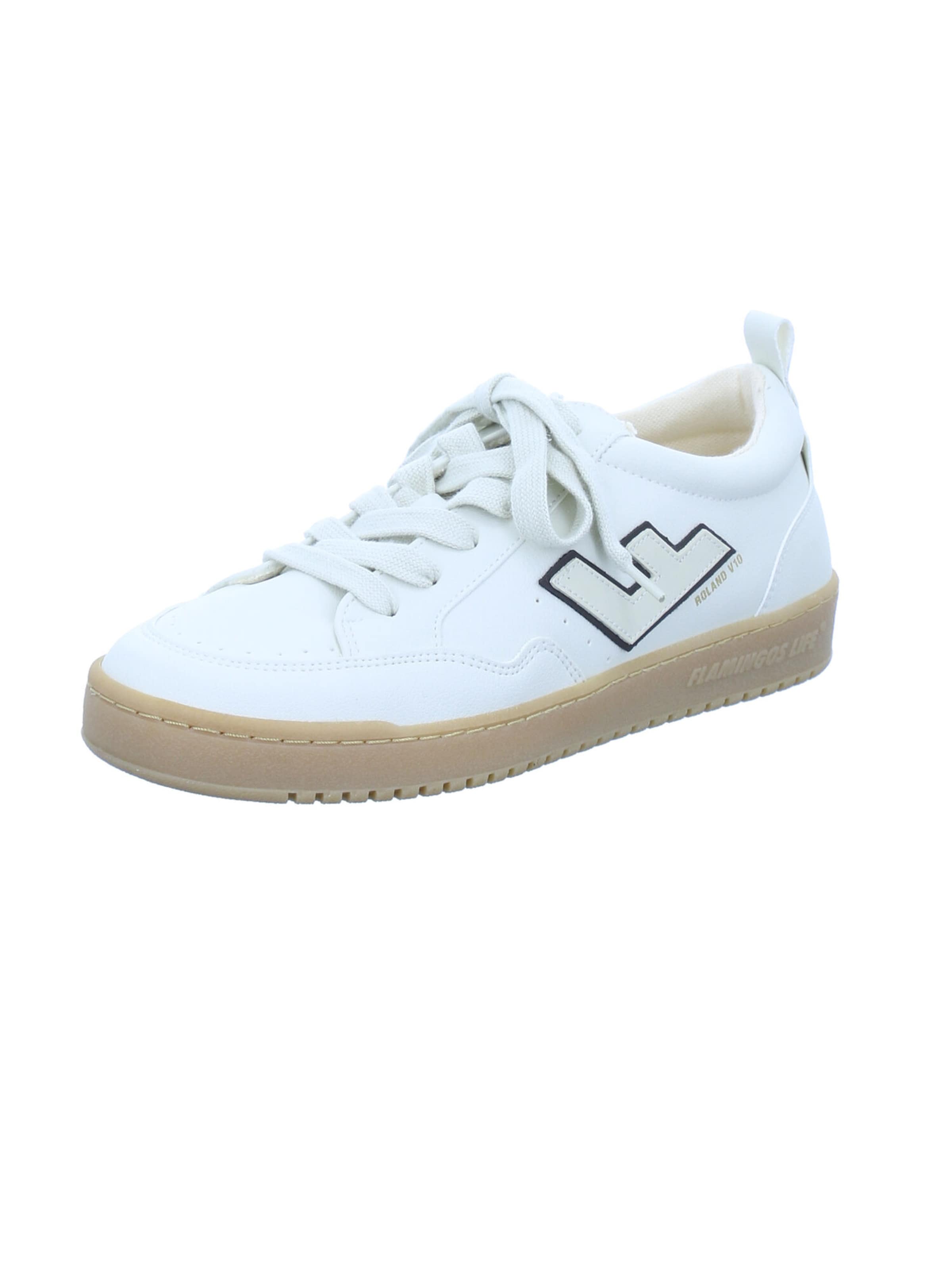 Flamingos' Life Sneakers 'Roland V. 10' in White: front
