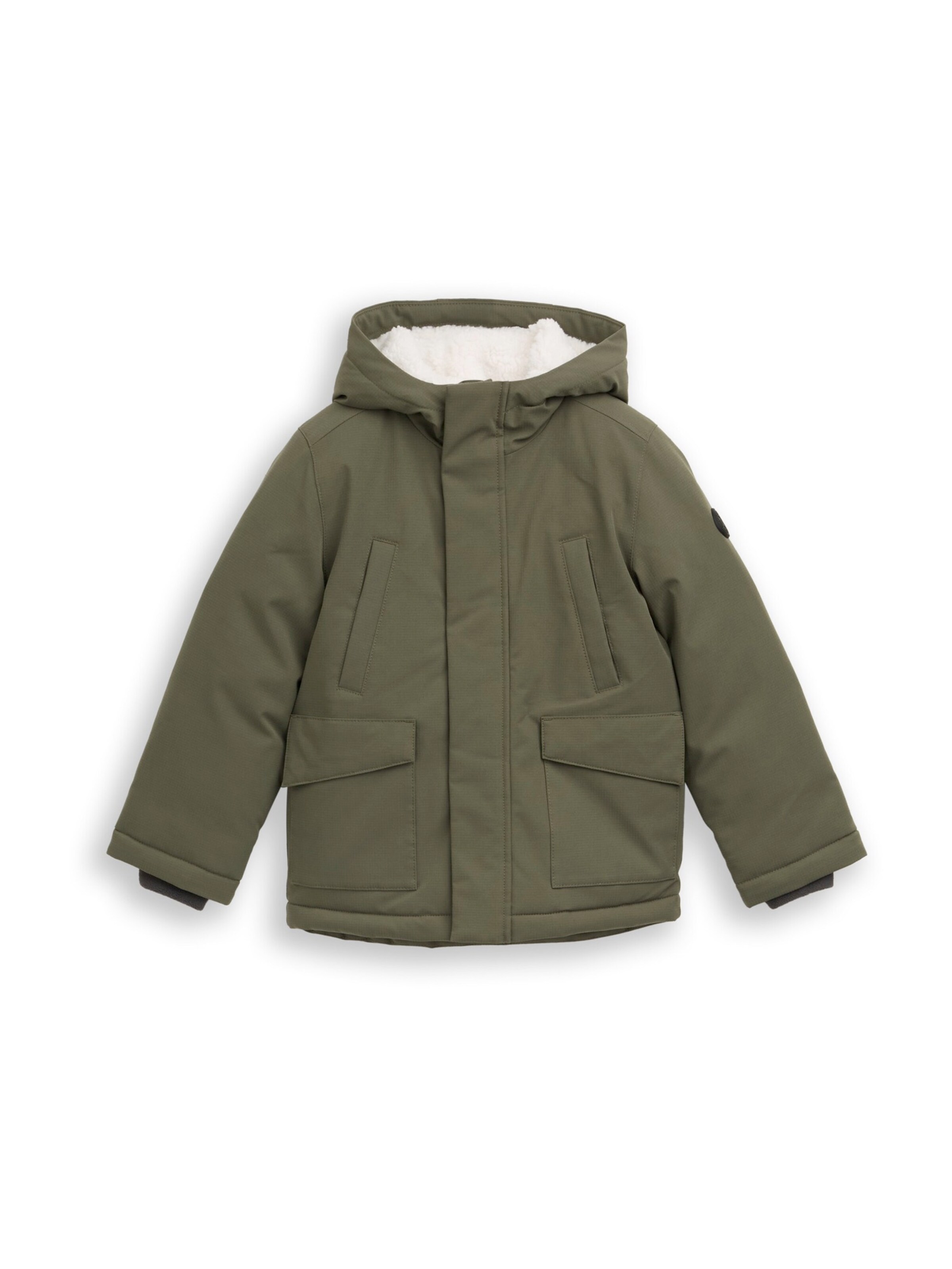 TOM TAILOR - Chaqueta de entretiempo en verde: frente
