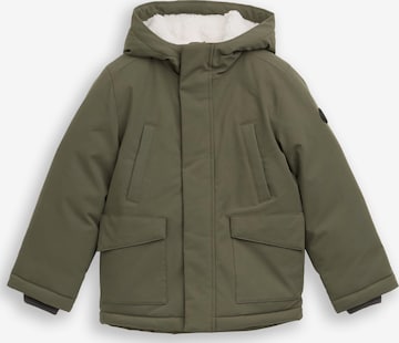 Veste mi-saison TOM TAILOR en vert : devant