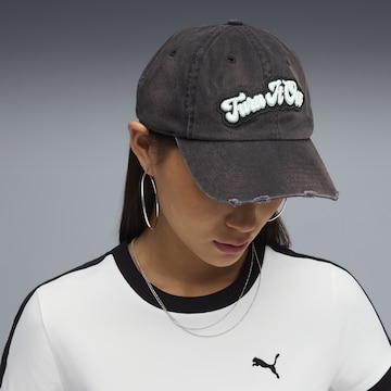PUMA Sportcap in Schwarz: Vorderseite