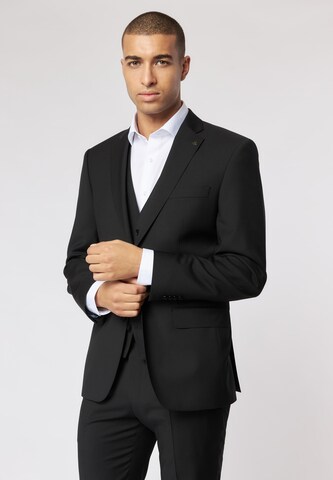 Coupe slim Veste de costume ROY ROBSON en noir : devant