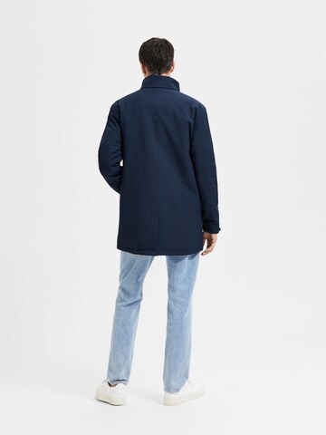 Manteau mi-saison 'Peel' SELECTED HOMME en bleu