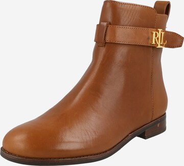 Bottines 'Briele' Lauren Ralph Lauren en marron : devant