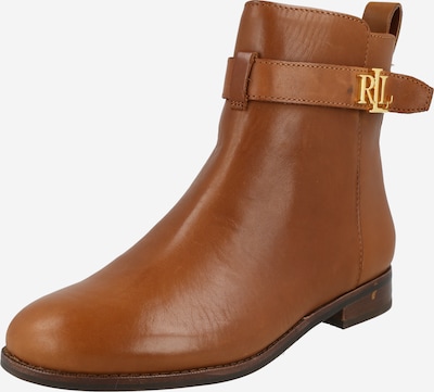 Lauren Ralph Lauren Ankle Boots 'Briele' in Cognac / Gold, Item view