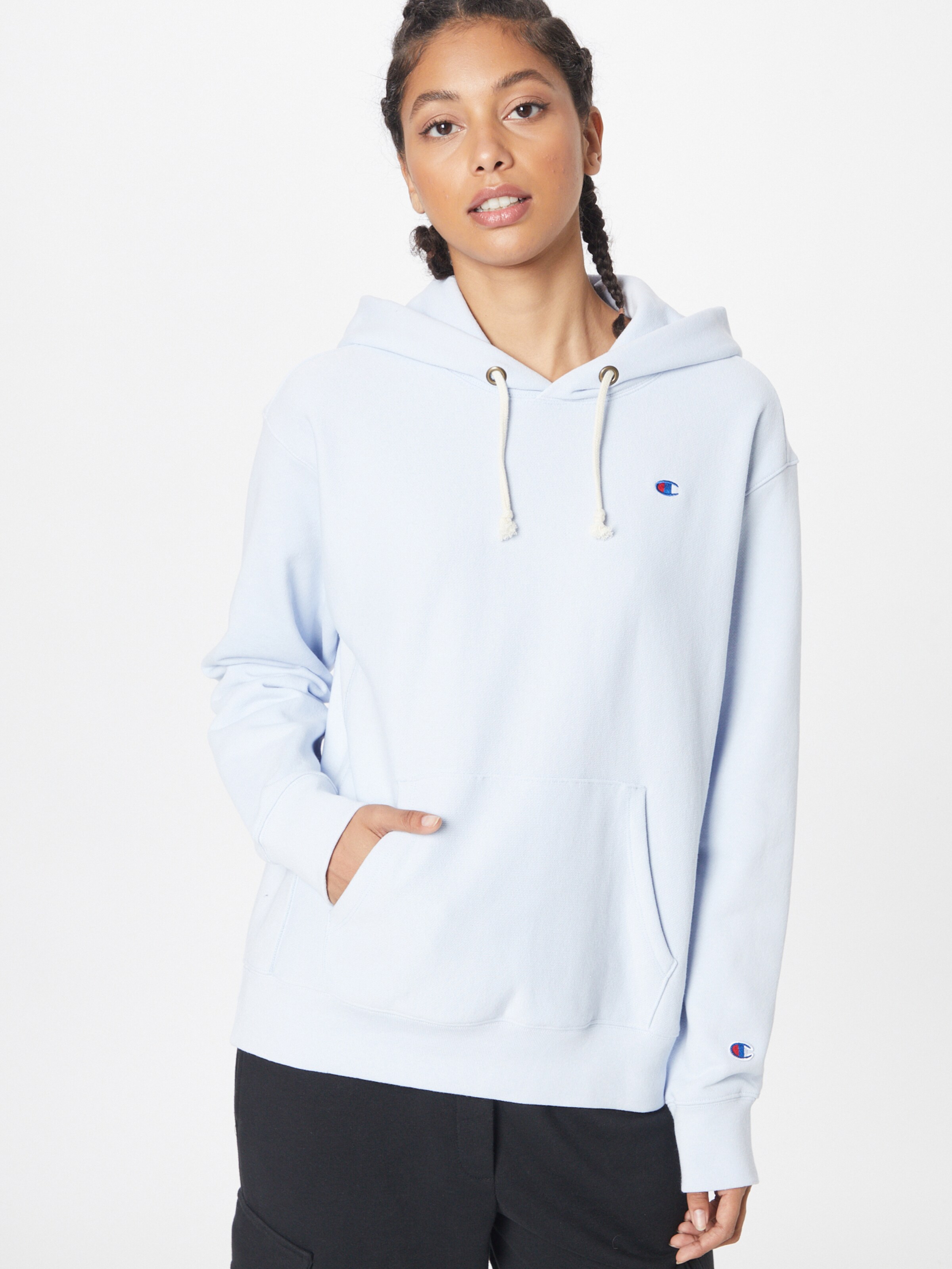 Frauen Sweat Champion Reverse Weave Sweatshirt in Azur, Himmelblau - PL19211 Frauen Sweat Champion Reverse Weave Sweatshirt in Azur, Himmelblau - PL19211