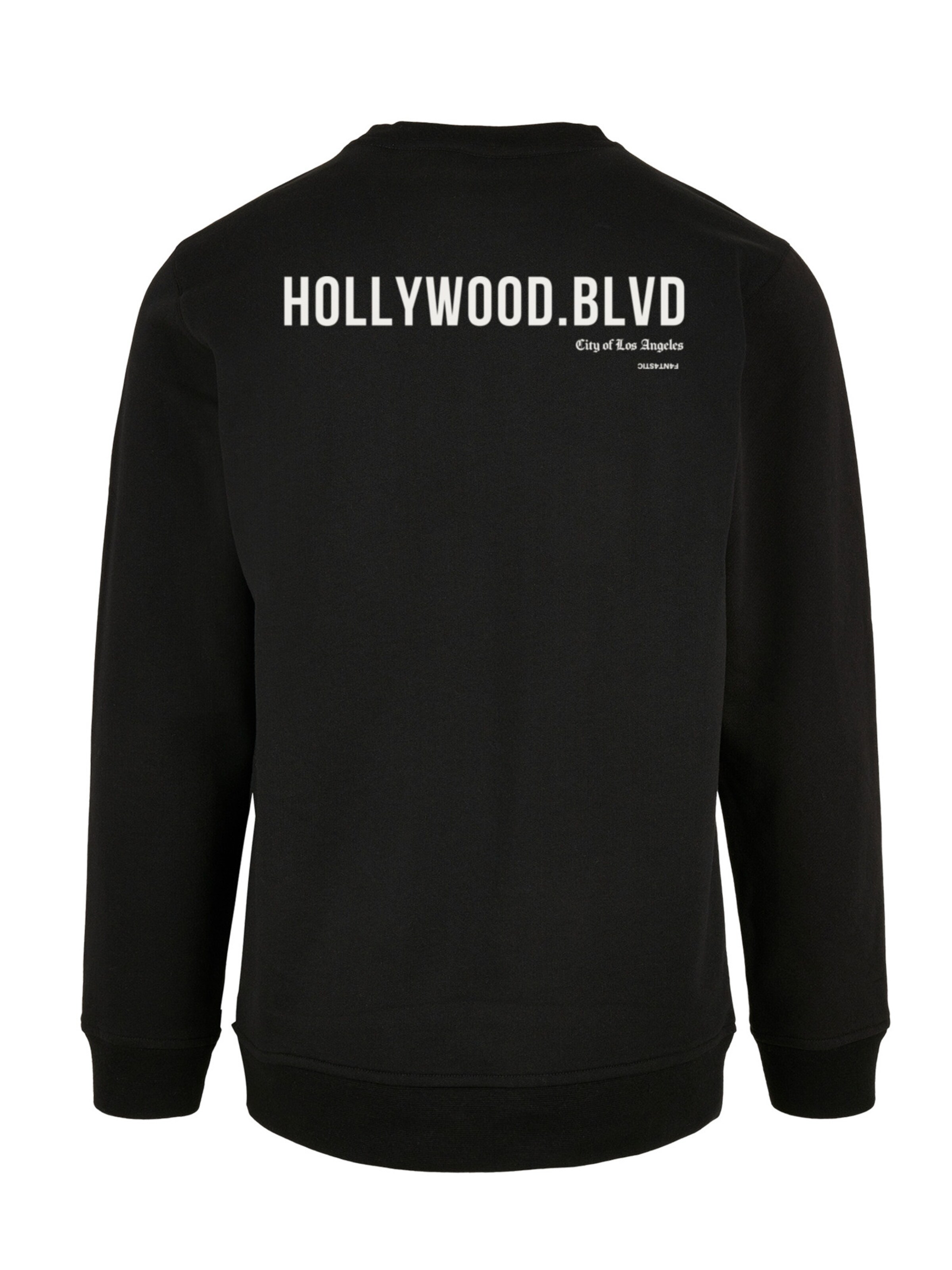 F4NT4STIC Sweatshirt 'Hollywood blvd' in Schwarz
