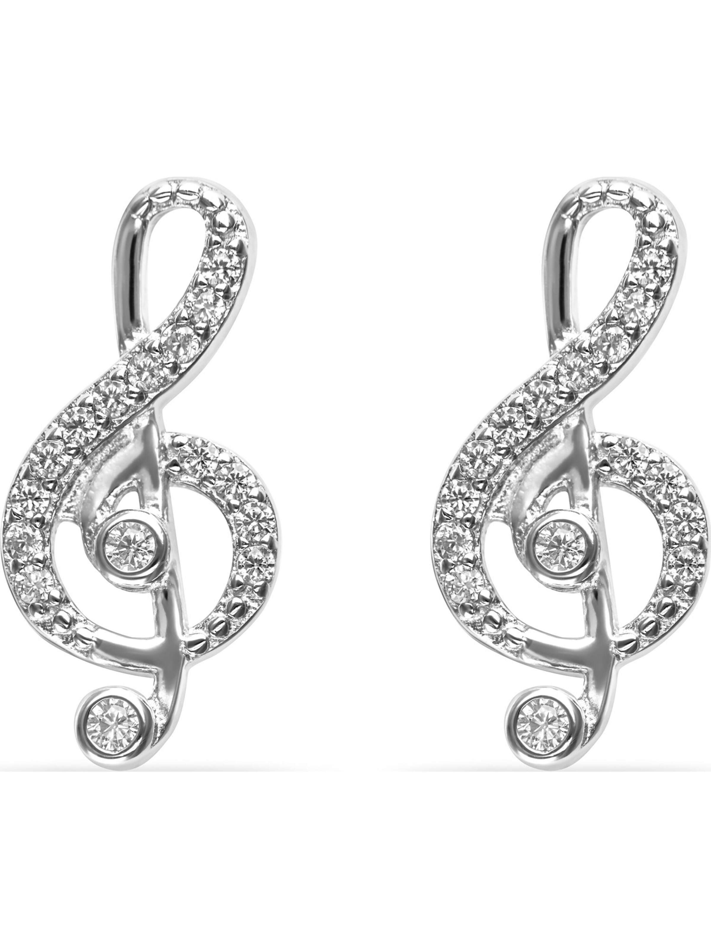 FAVS Ohrringe in Silber: Vorderseite