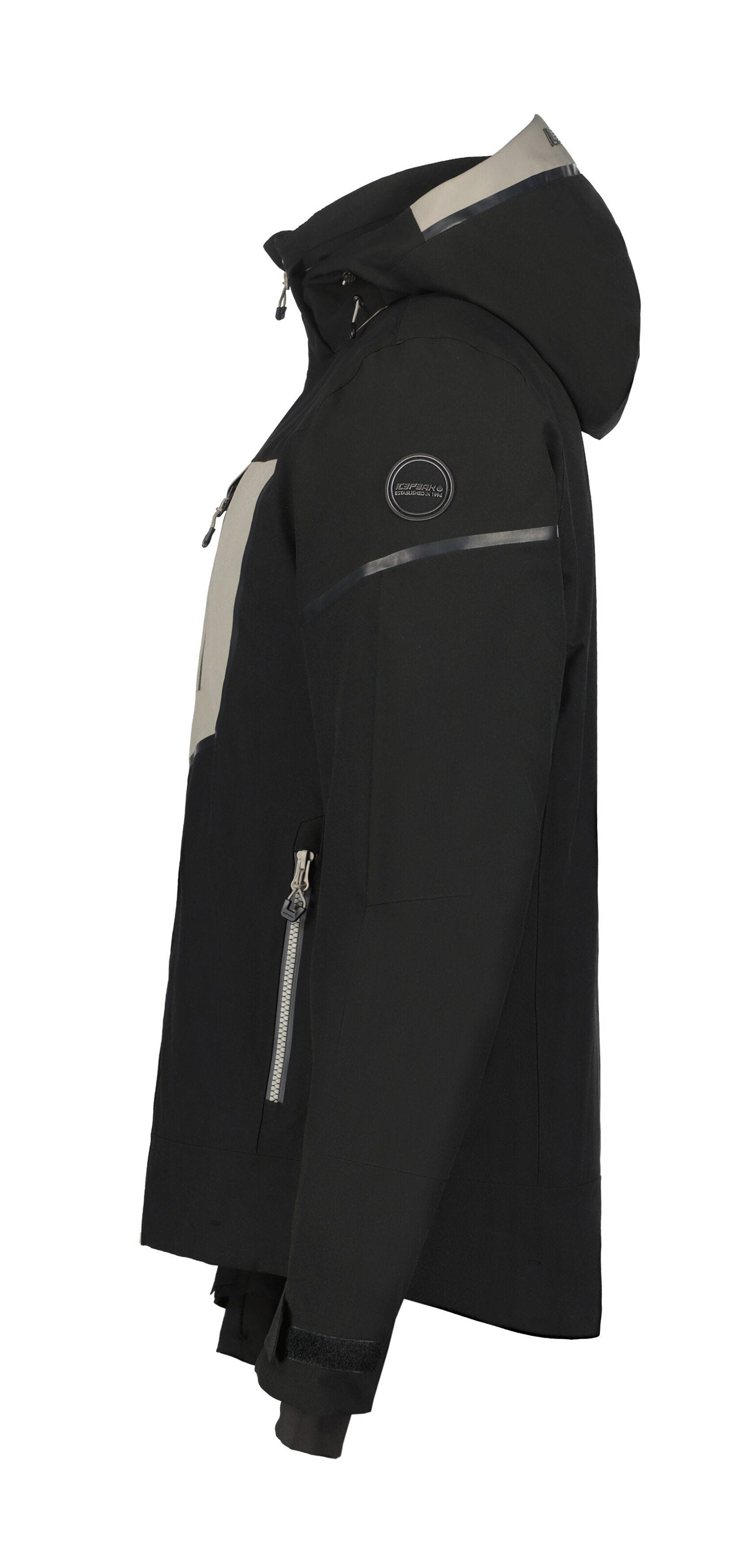 ICEPEAK Athletic Jacket in Black