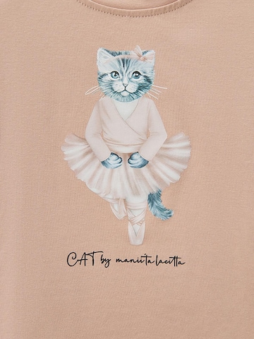 Cat e Lolette T-shirt 'Ballerina Cat' i rosa