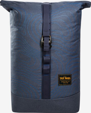 Zaino 'City Rolltop' di TATONKA in blu: frontale