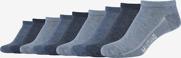 MUSTANG Sneakersocken 'True Denim' in Blau: predná strana