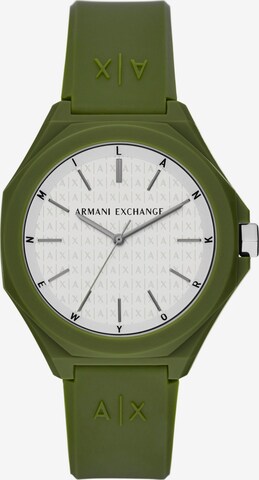 ARMANI EXCHANGE Analog Watch in Green: front
