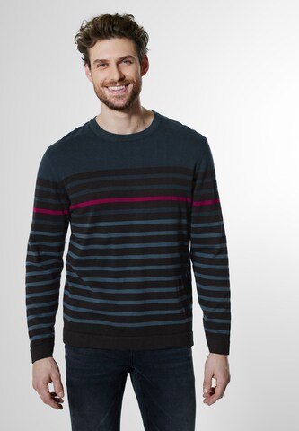 Street One MEN Sweater in Grey: front