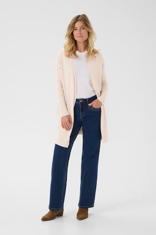 Cream Cardigan 'Dela' i beige