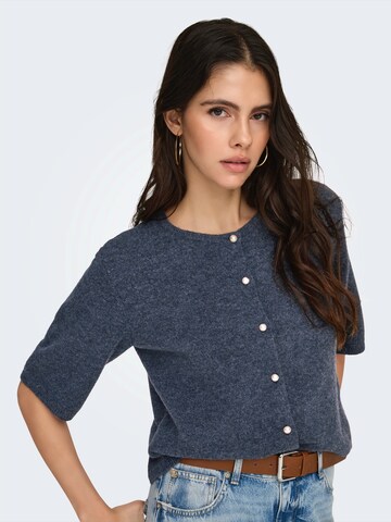 JDY Knit Cardigan 'JDYRUE ' in Blue