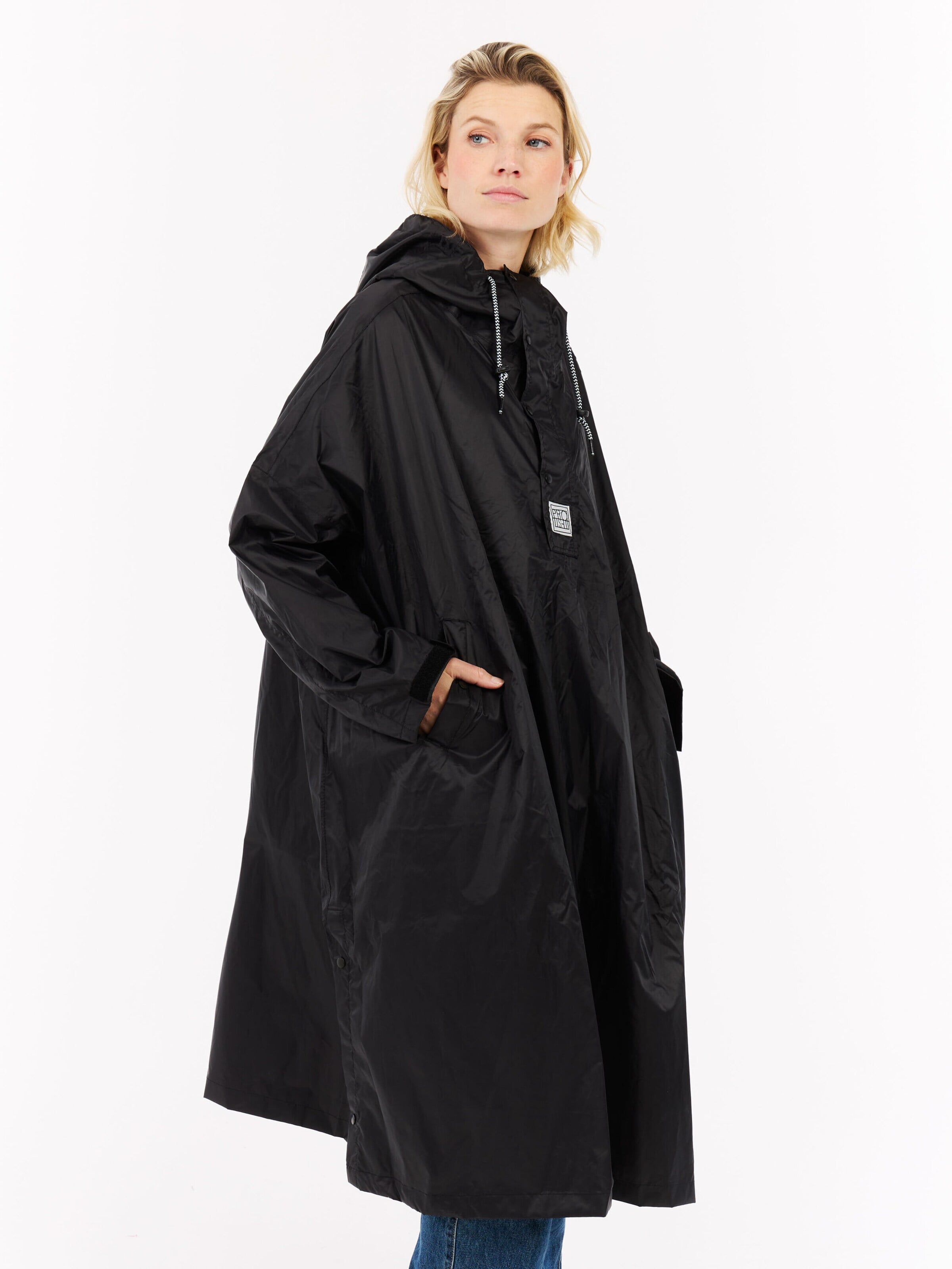 PROTEST Raincoat 'PRTLaugh' in Black
