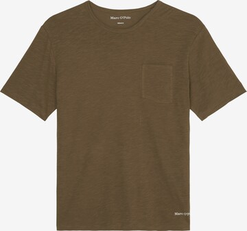 T-Shirt Marc O'Polo en marron : devant