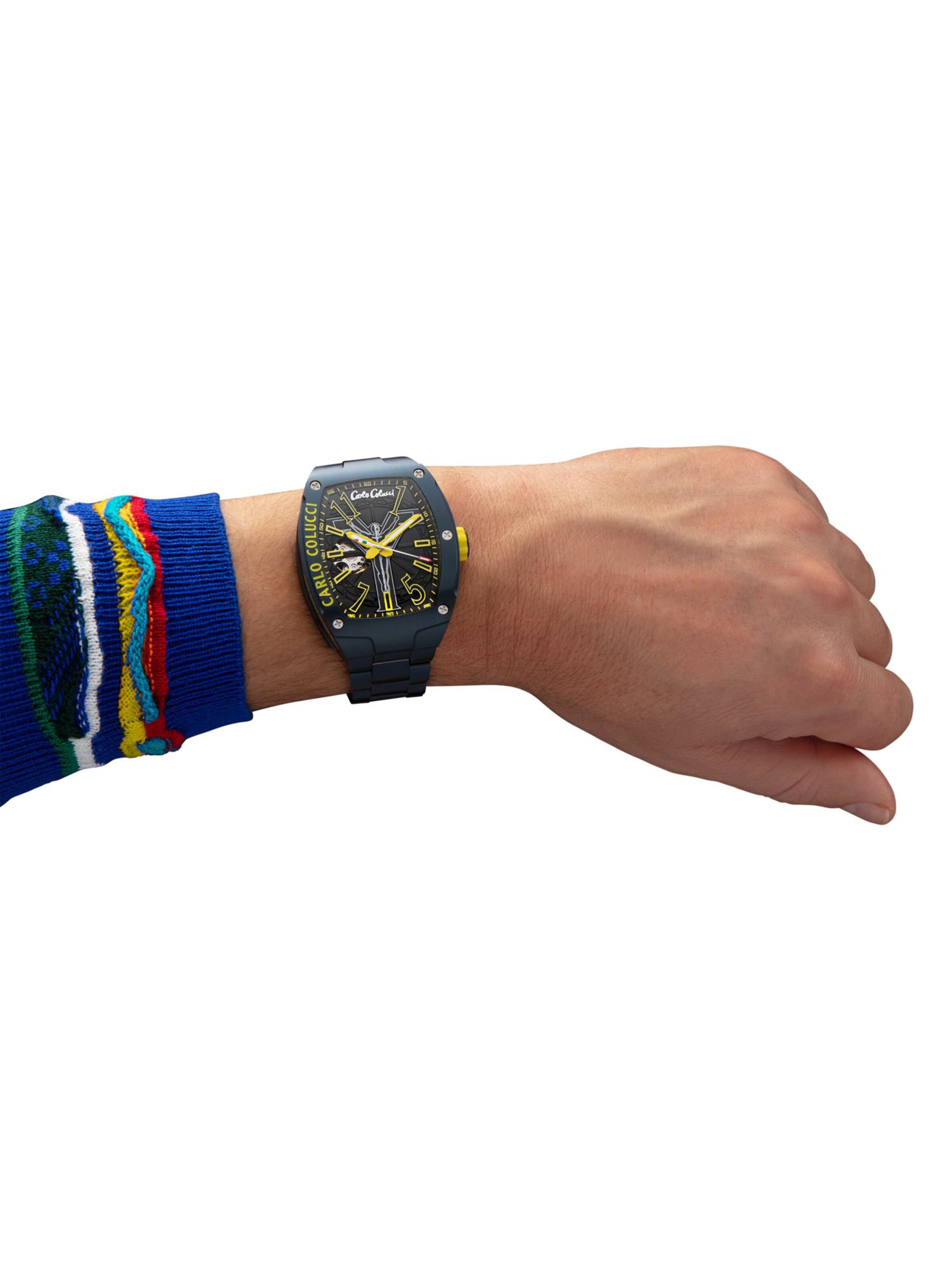 Carlo Colucci Analog Watch ' Donat ' in Blue