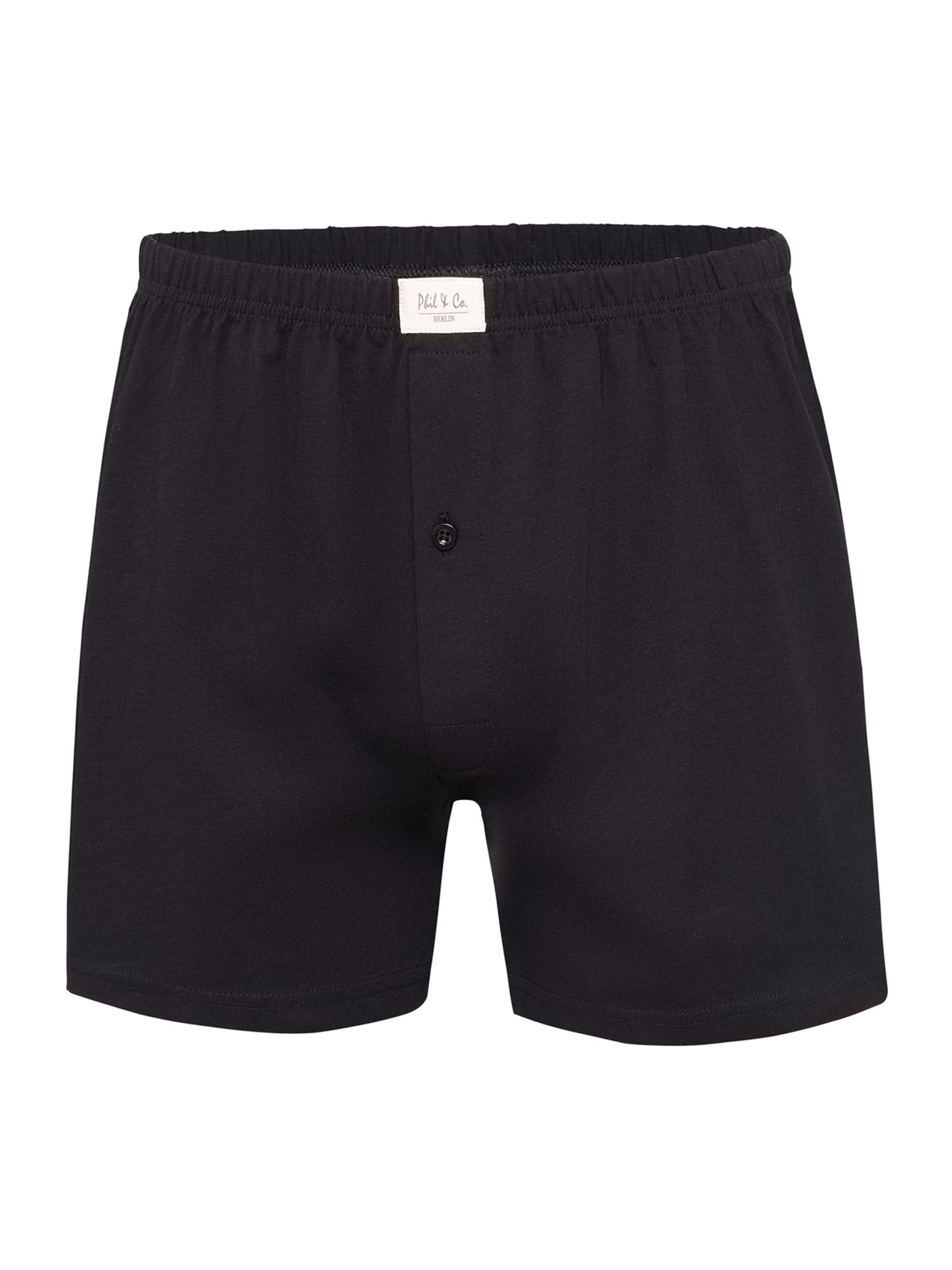Phil & Co. Berlin Boxershorts in Schwarz