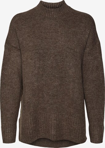 VERO MODA Sweater 'Lefile' in Brown