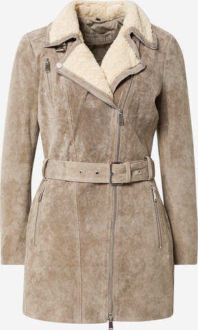 Manteau d’hiver 'Polar Day' FREAKY NATION en beige : devant