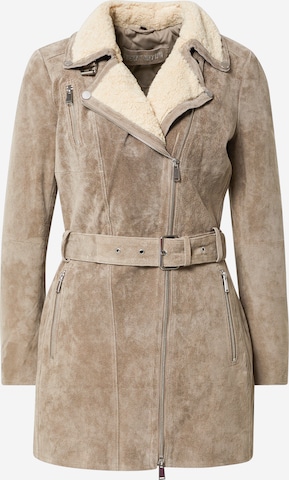 Manteau d’hiver 'Polar Day' FREAKY NATION en beige : devant