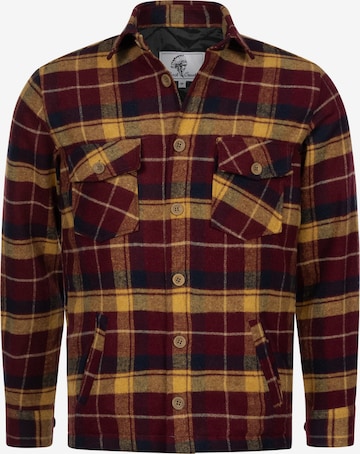 Rock Creek Button Up Shirt in Red: front