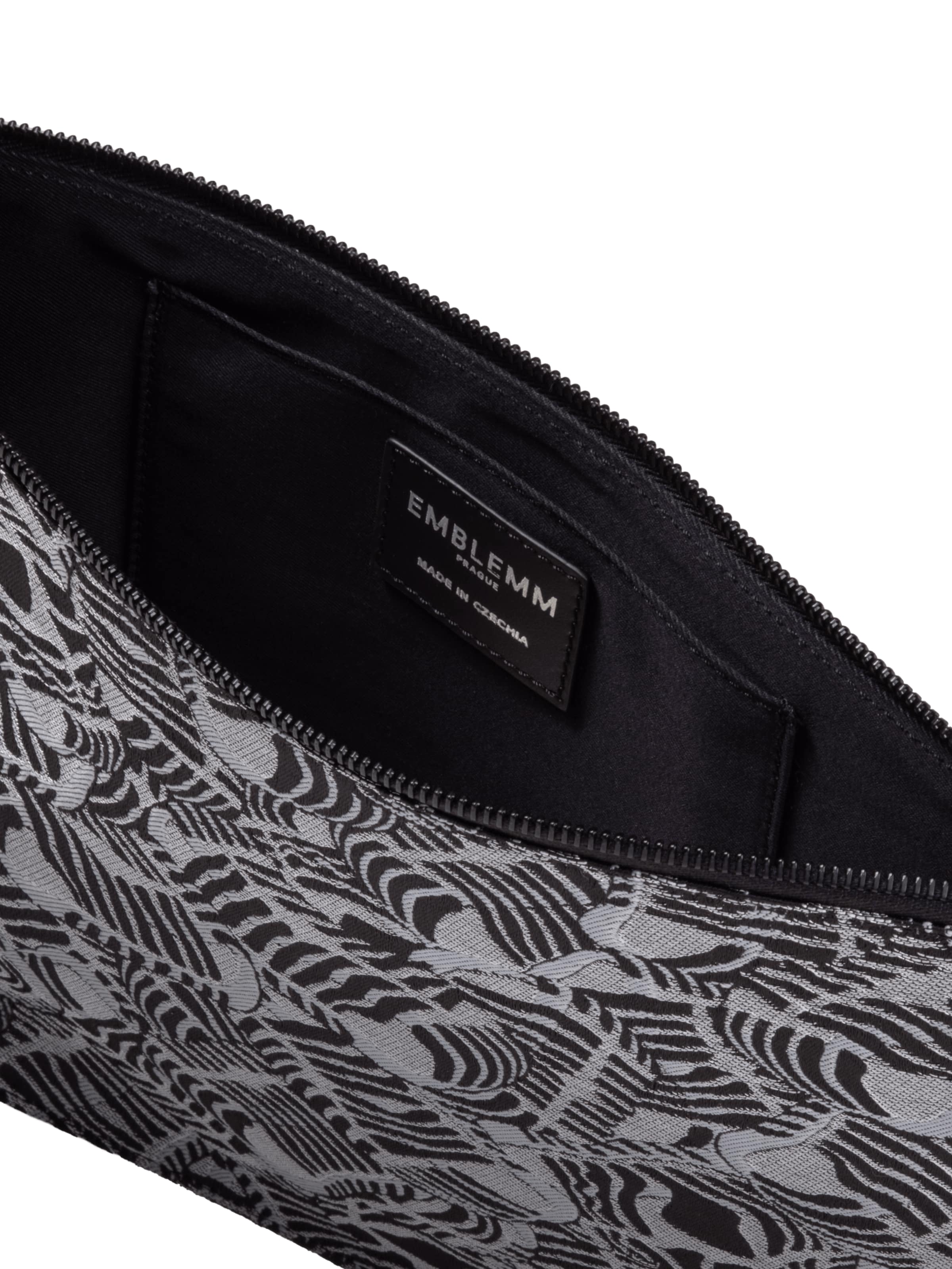 EMBLEMM Etui 'Double Portfolio in Liquid Mic Jacquard' in Gemengde kleuren