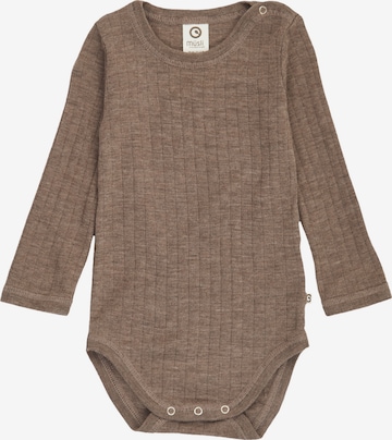 Müsli by GREEN COTTON - Macacão/Body em castanho: frente