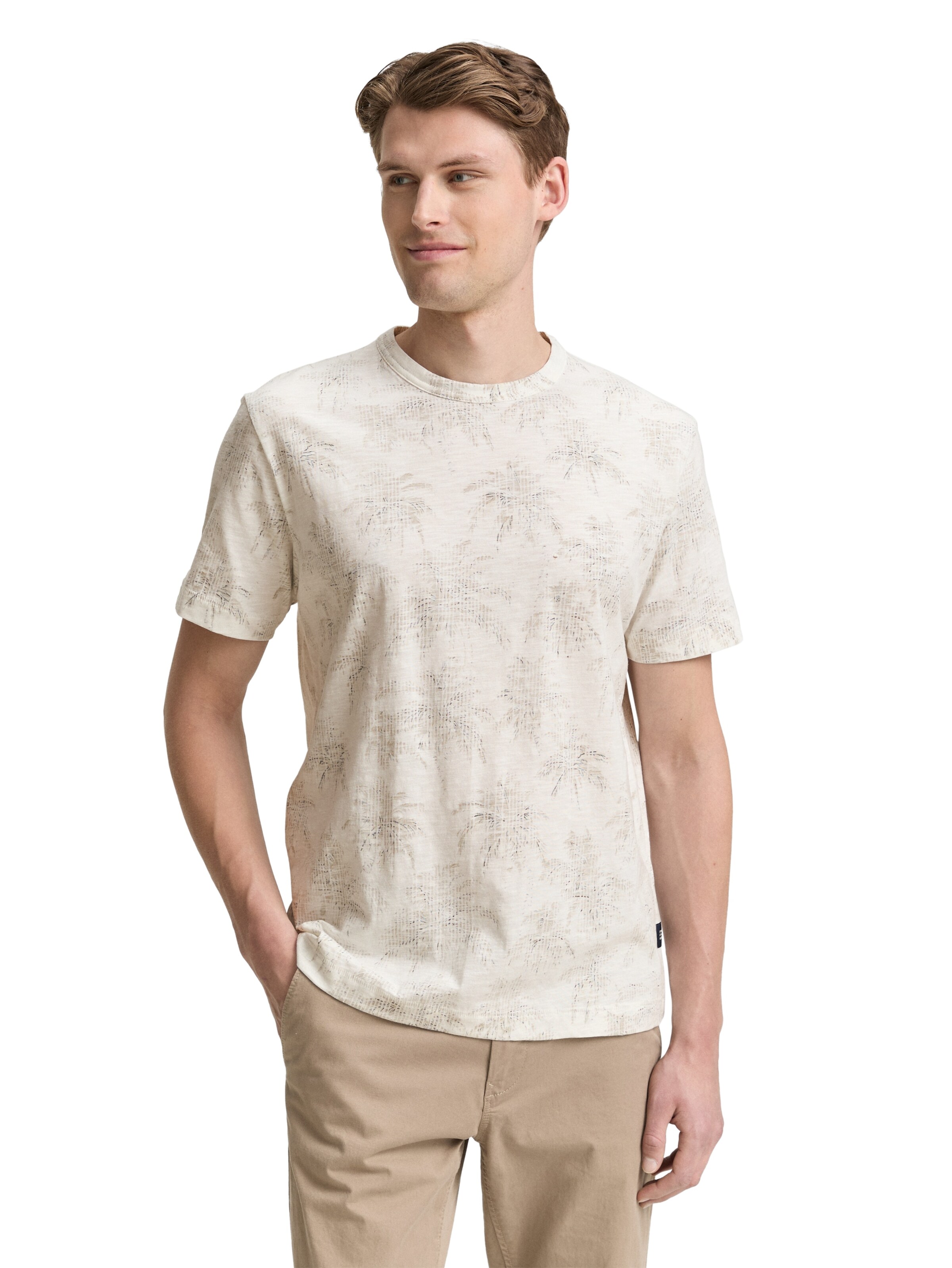 TOM TAILOR T-Shirt in Weiß: Vorderseite