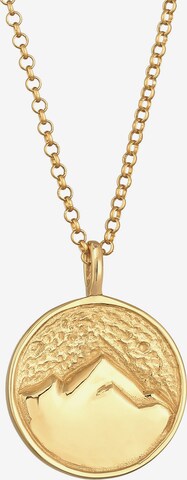 ELLI Necklace 'Berge' in Gold: front