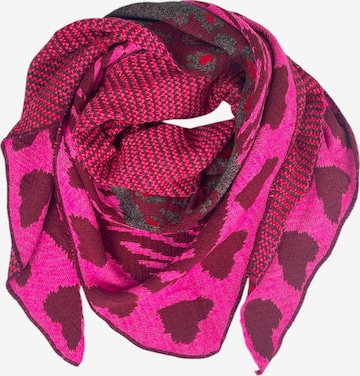 Kumixi Oversized Scarf 'Leo' in Red: front