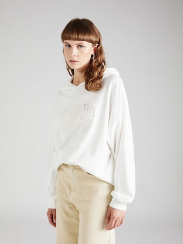 GAP Sweatshirt in Weiß: predná strana