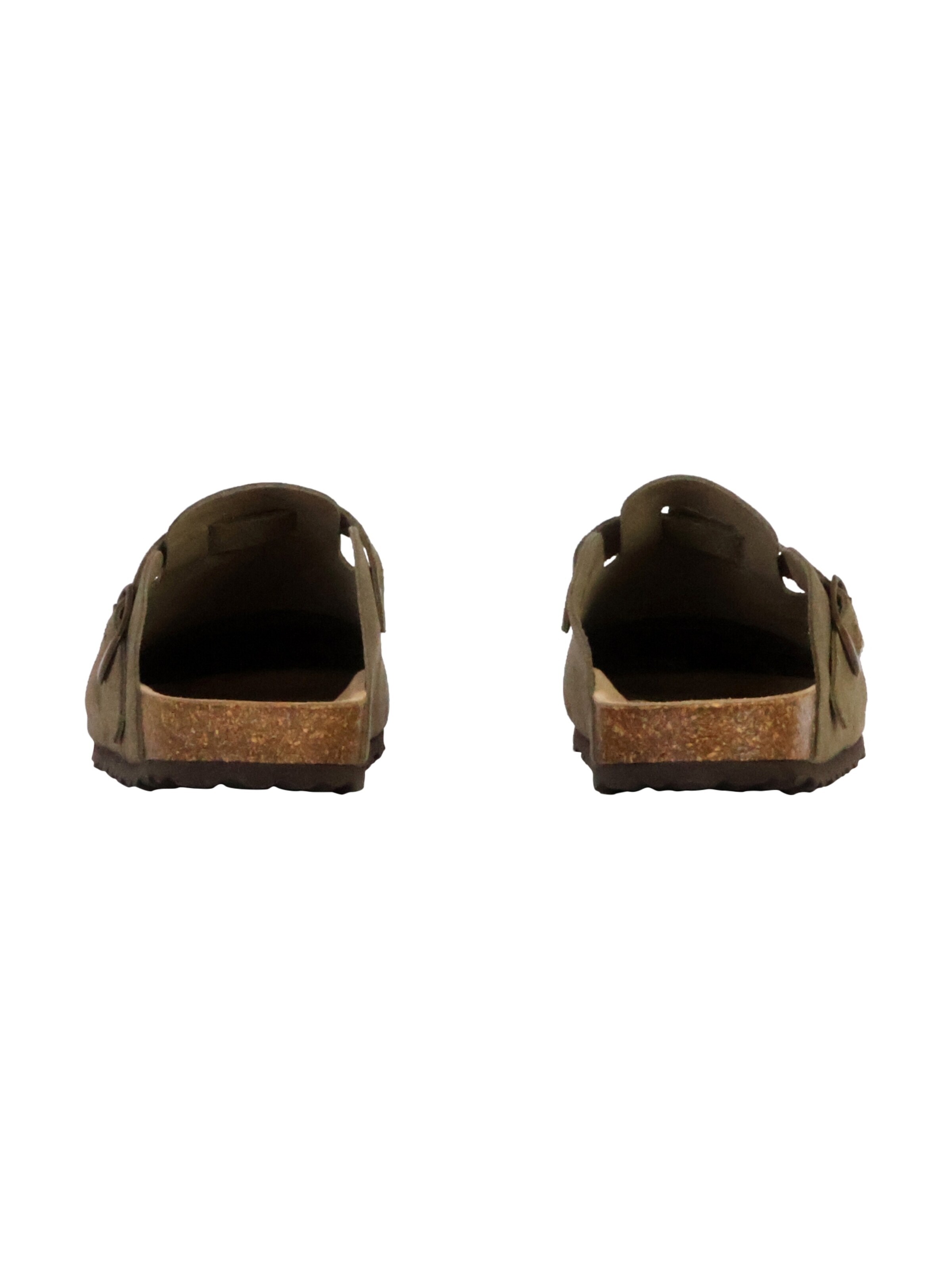 The Divine Factory Mule 'Joasis-Lederpantoletten' in Green
