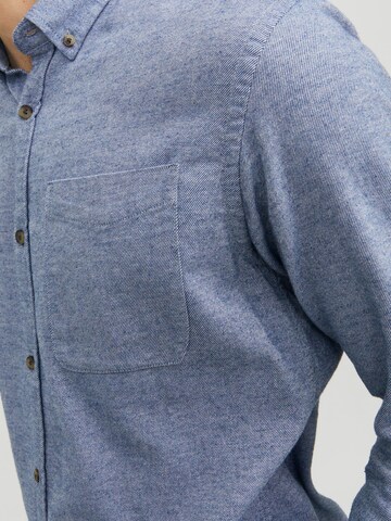 Slim fit Camicia 'Classic' di JACK & JONES in blu