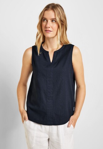 CECIL Top in Blauw: voorkant