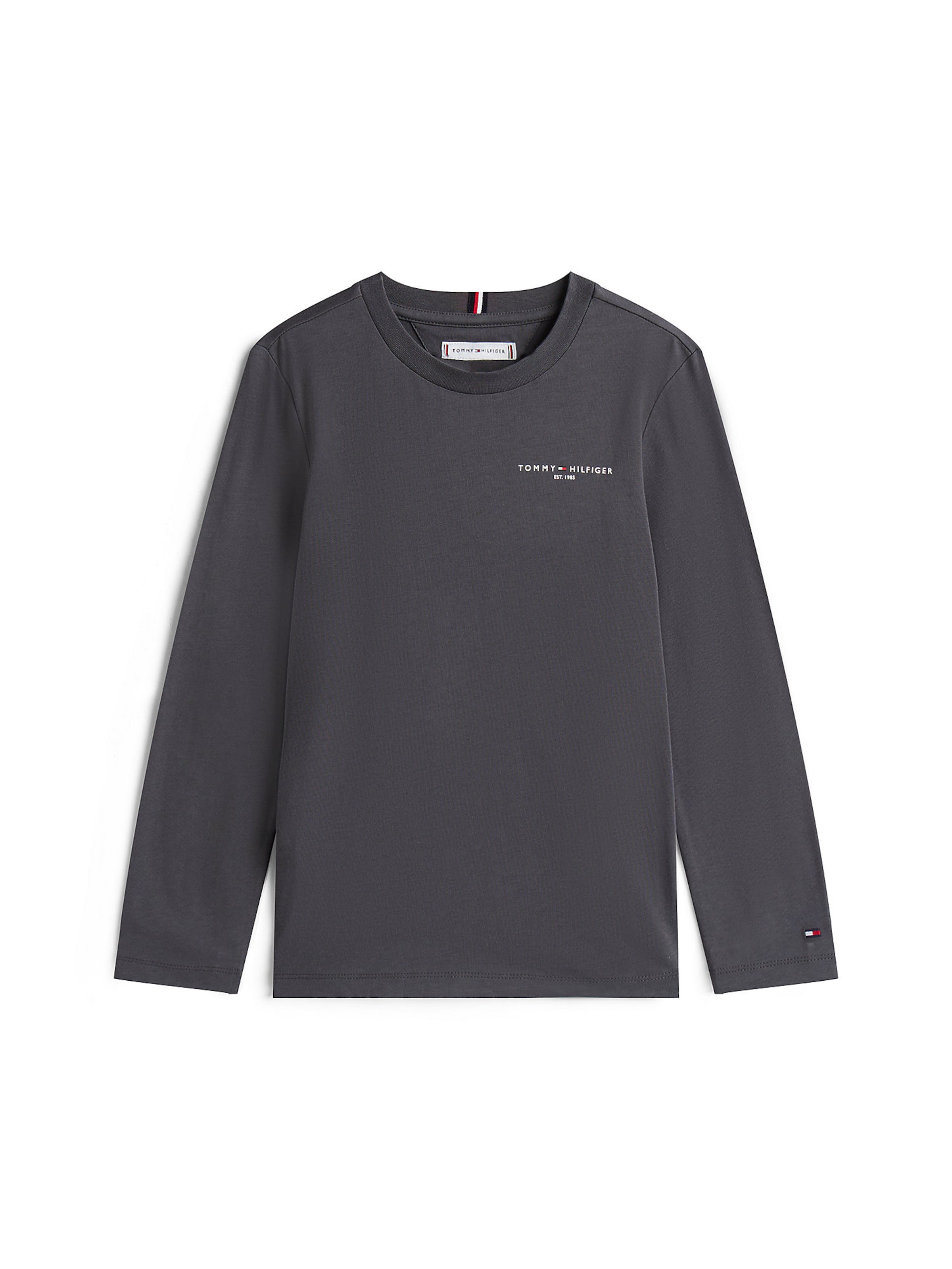 T-Shirt TOMMY HILFIGER en gris : devant