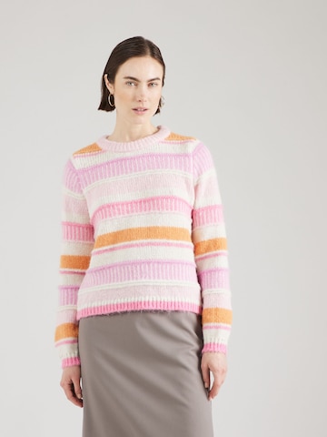 VERO MODA Sweter 'New Embrace' w kolorze różowy: przód