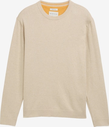 TOM TAILOR Sweater in Beige: front