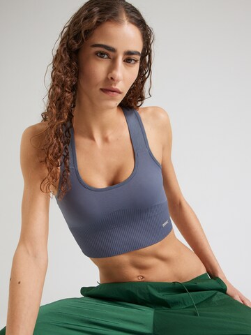 Bustieră Sutien sport de la Aim'n pe albastru: față