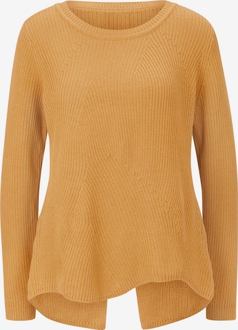 heine Sweater 'LINEA TESINI' in Brown: front