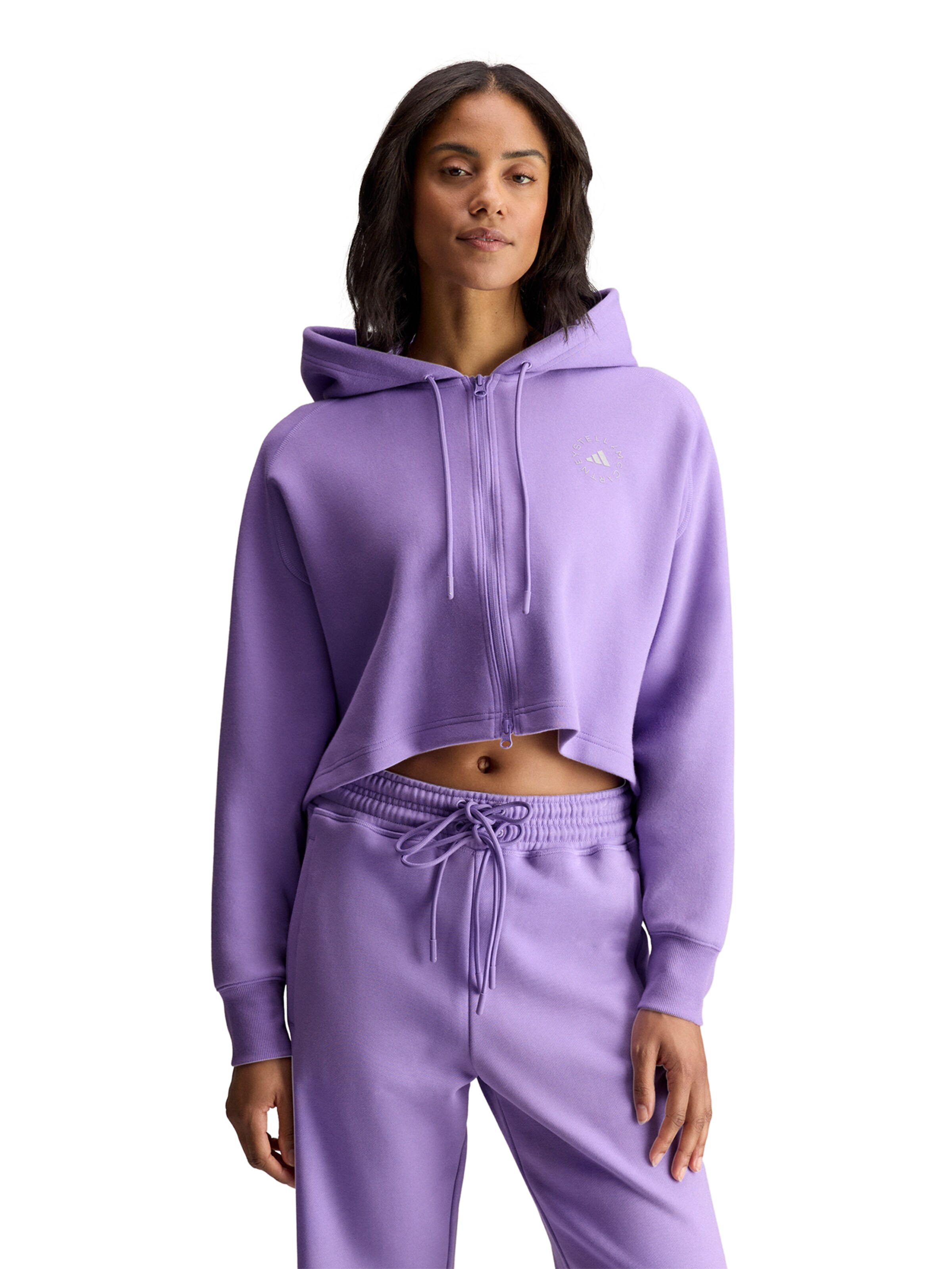 Bluză cu fermoar sport de la ADIDAS BY STELLA MCCARTNEY pe mov: față