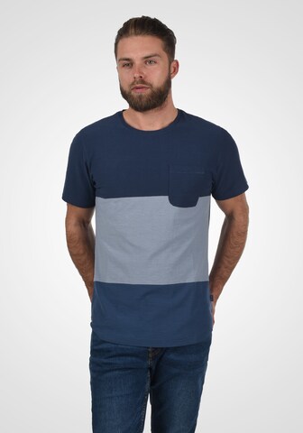BLEND Shirt 'SEBASTIAN' in Blauw: voorkant