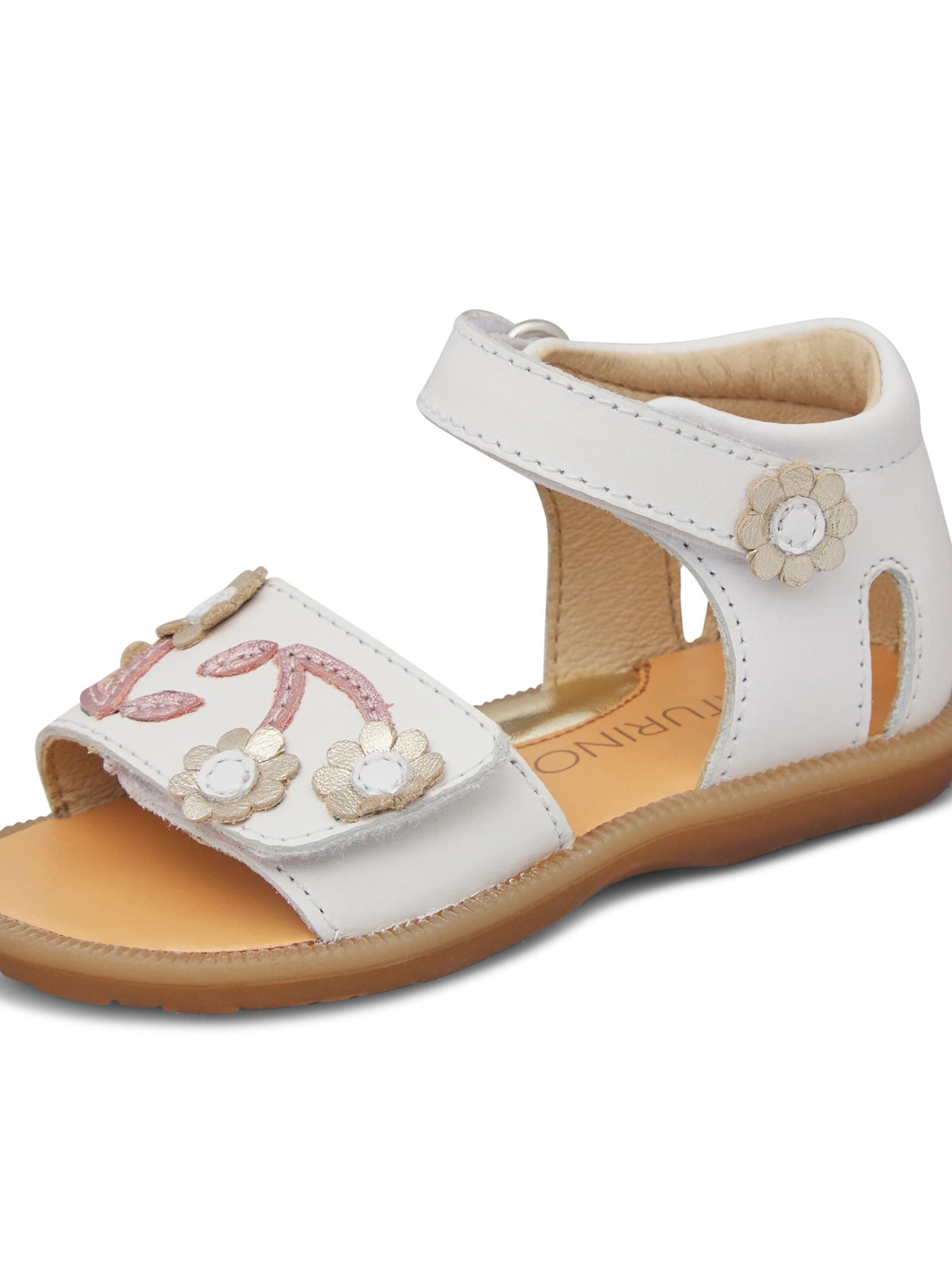 NATURINO Sandal 'LOMPA' in White: front