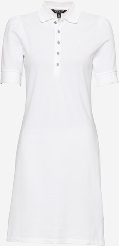 Robe Lauren Ralph Lauren en blanc : devant