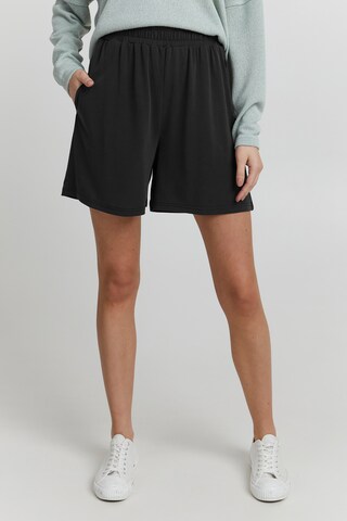 Oxmo Loose fit Pants 'BJÖRK' in Black: front