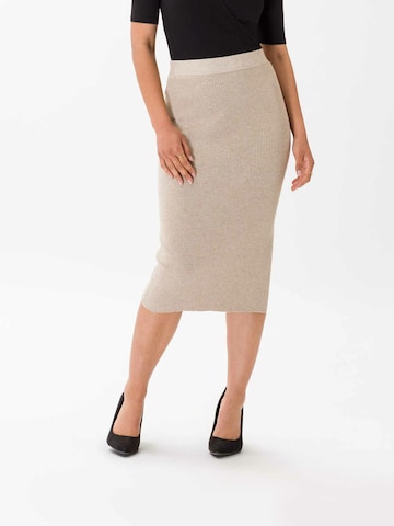 Les Lunes Rok 'Rosie' in Beige: voorkant