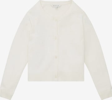 Cardigan TOM TAILOR en blanc : devant